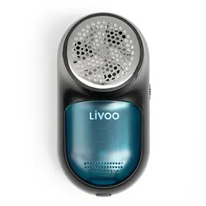 Livoo elektrisk fnugfjerner sort og blå