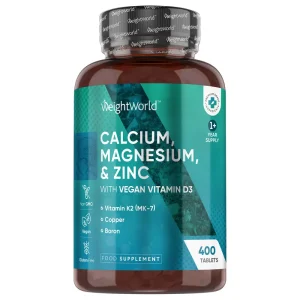 Kalktabletter med Magnesium, Zink og D3-Vitamin