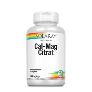 SOLARAY CAL-MAG CITRAT 180 KAPSLER