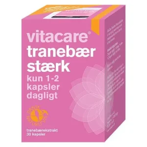 VITACARE TRANEBÆR STÆRK VITACARE 30 KAPSLER