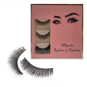 Magnetiske Øjenvippe Kit – 3 par – genanvendelige